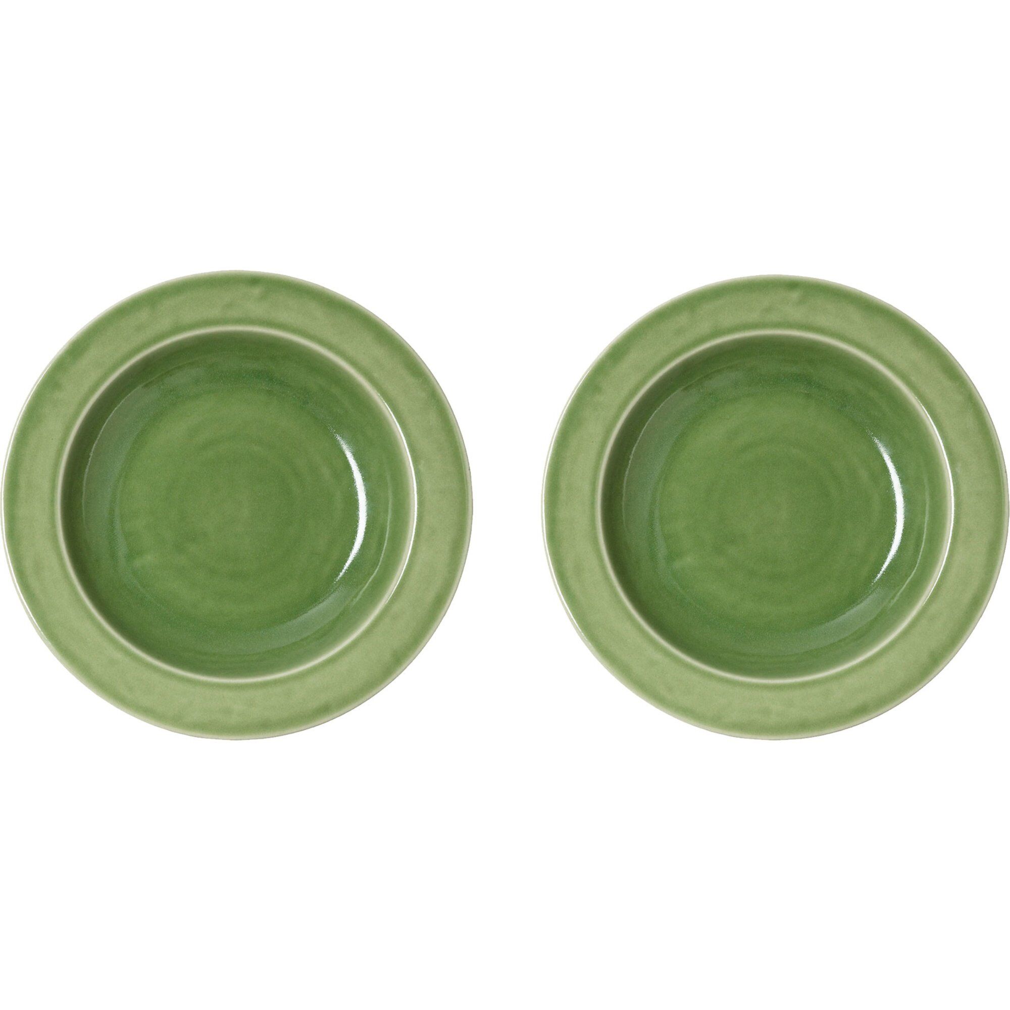 Potteryjo Daga dyb tallerken Ø23,5, grøn, 2 stk.