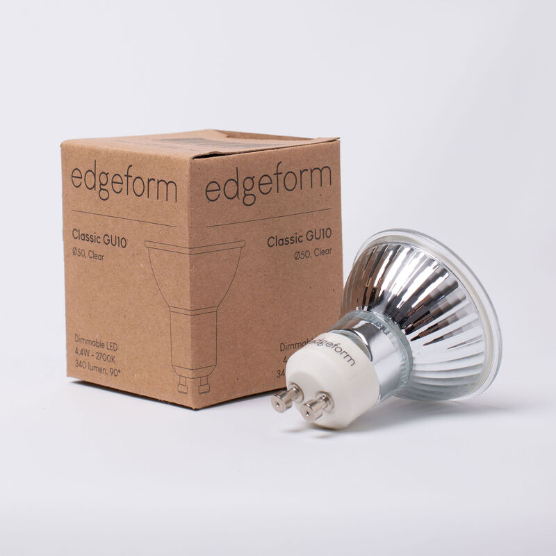 Edgeform Classic GU10 Lyskilde 4,4 W 5 cm, klar
