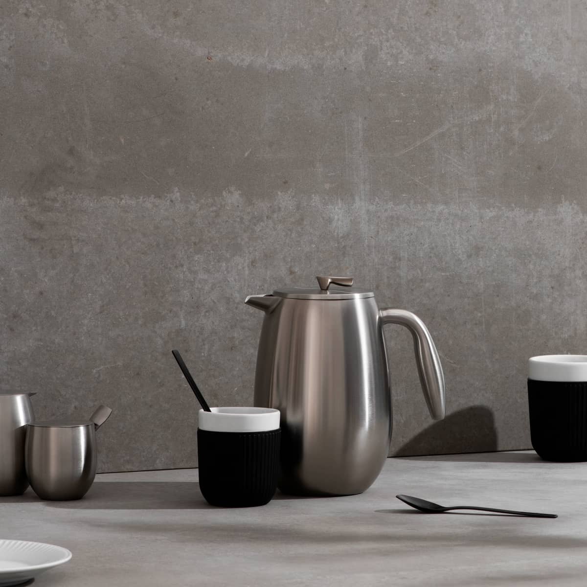 Columbia kaffebrygger, 8 kopper, mat krom
