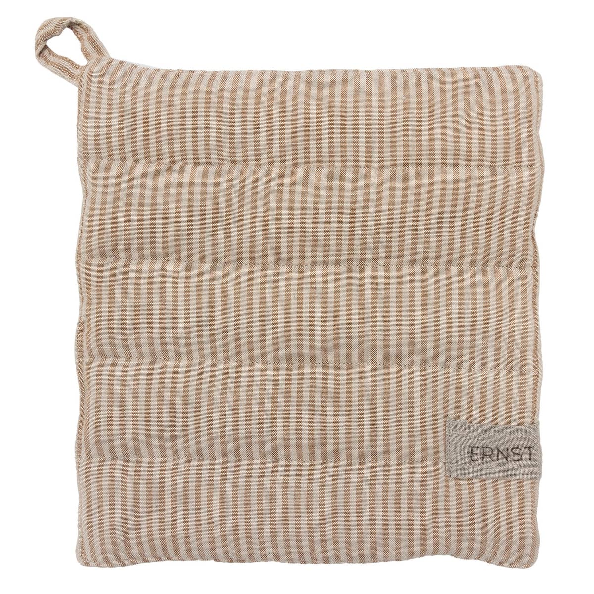 Grytlapp randig, kola/beige