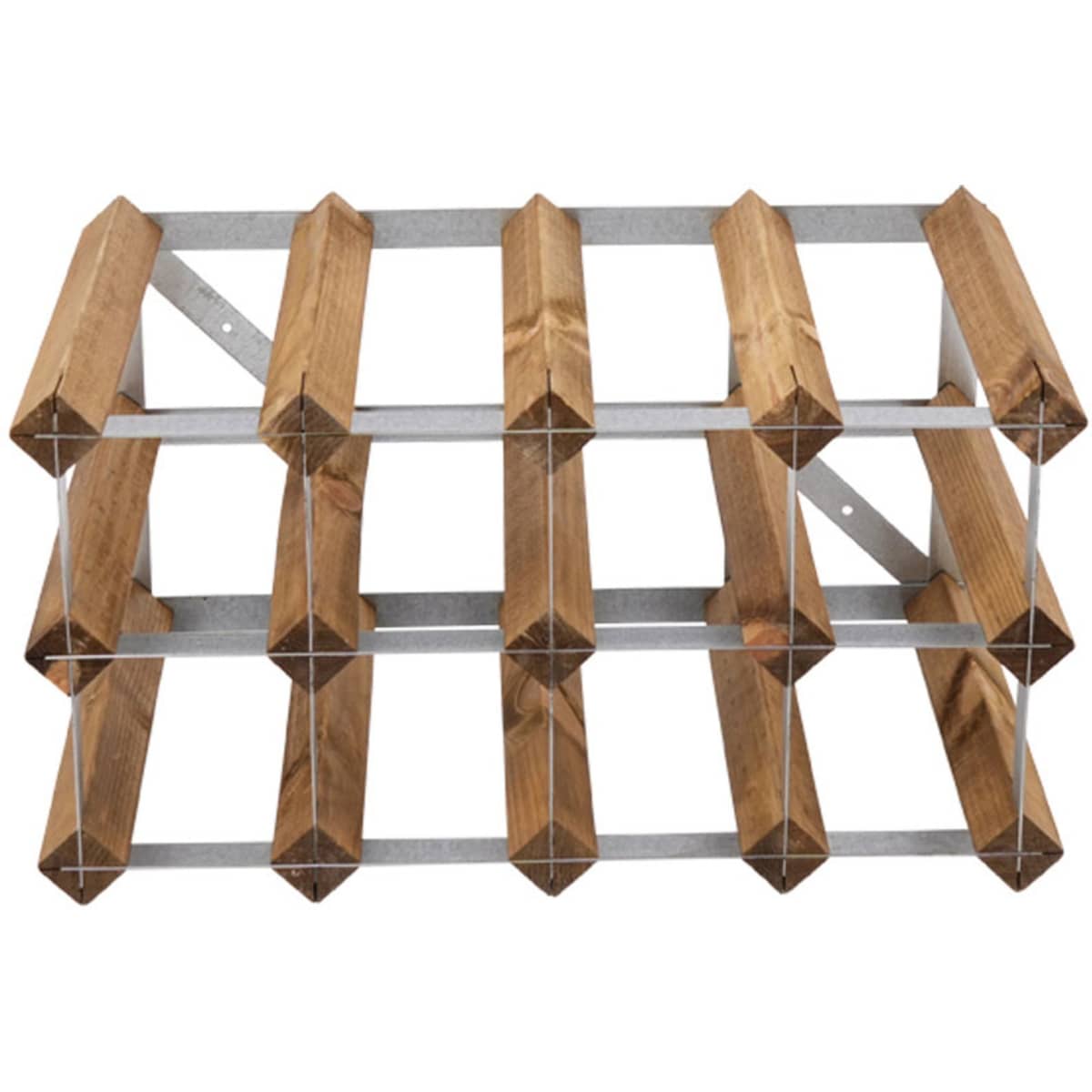 Vinreol Saml-Selv Lys Eg 12 flasker