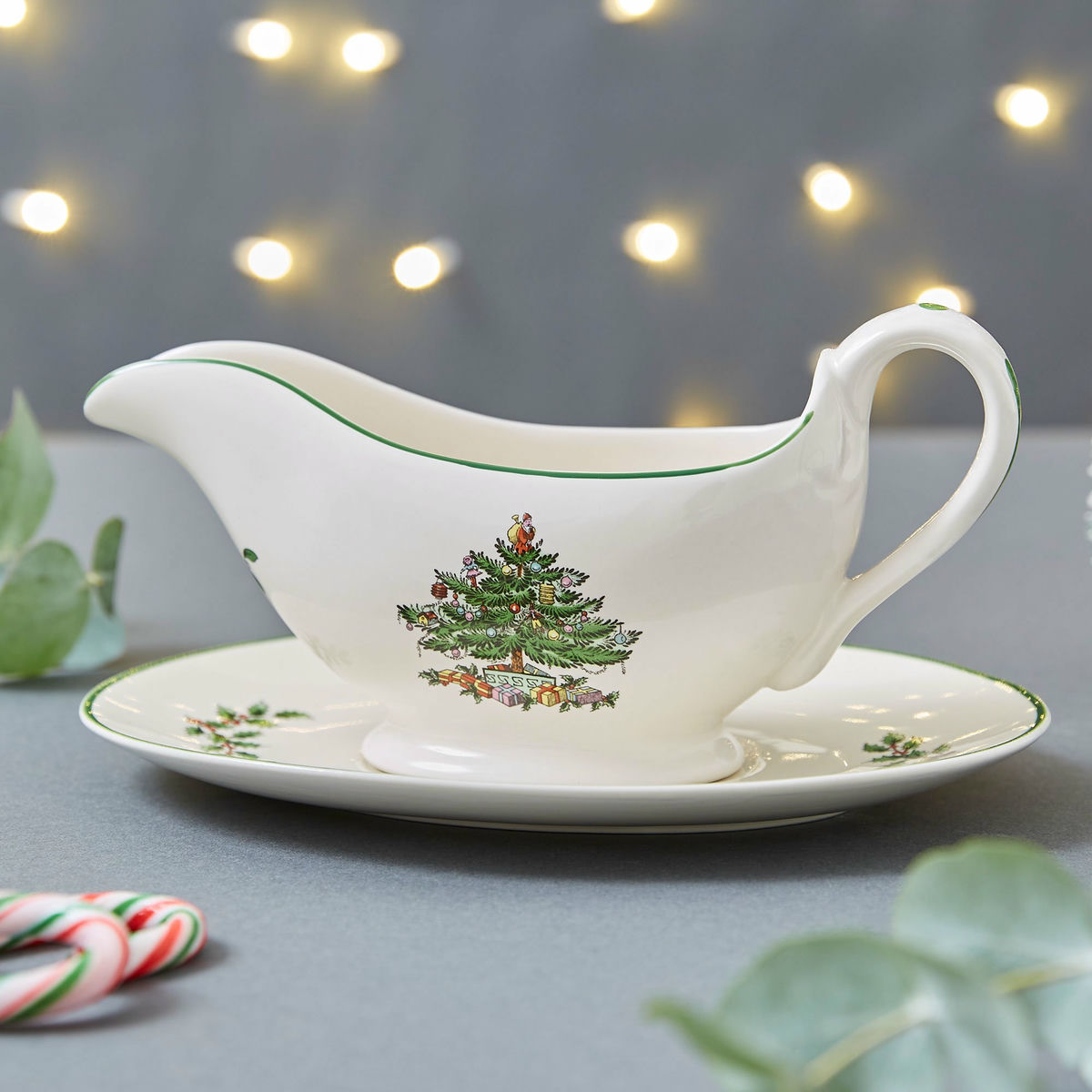 Christmas Tree sausekanne med fat 31 cl