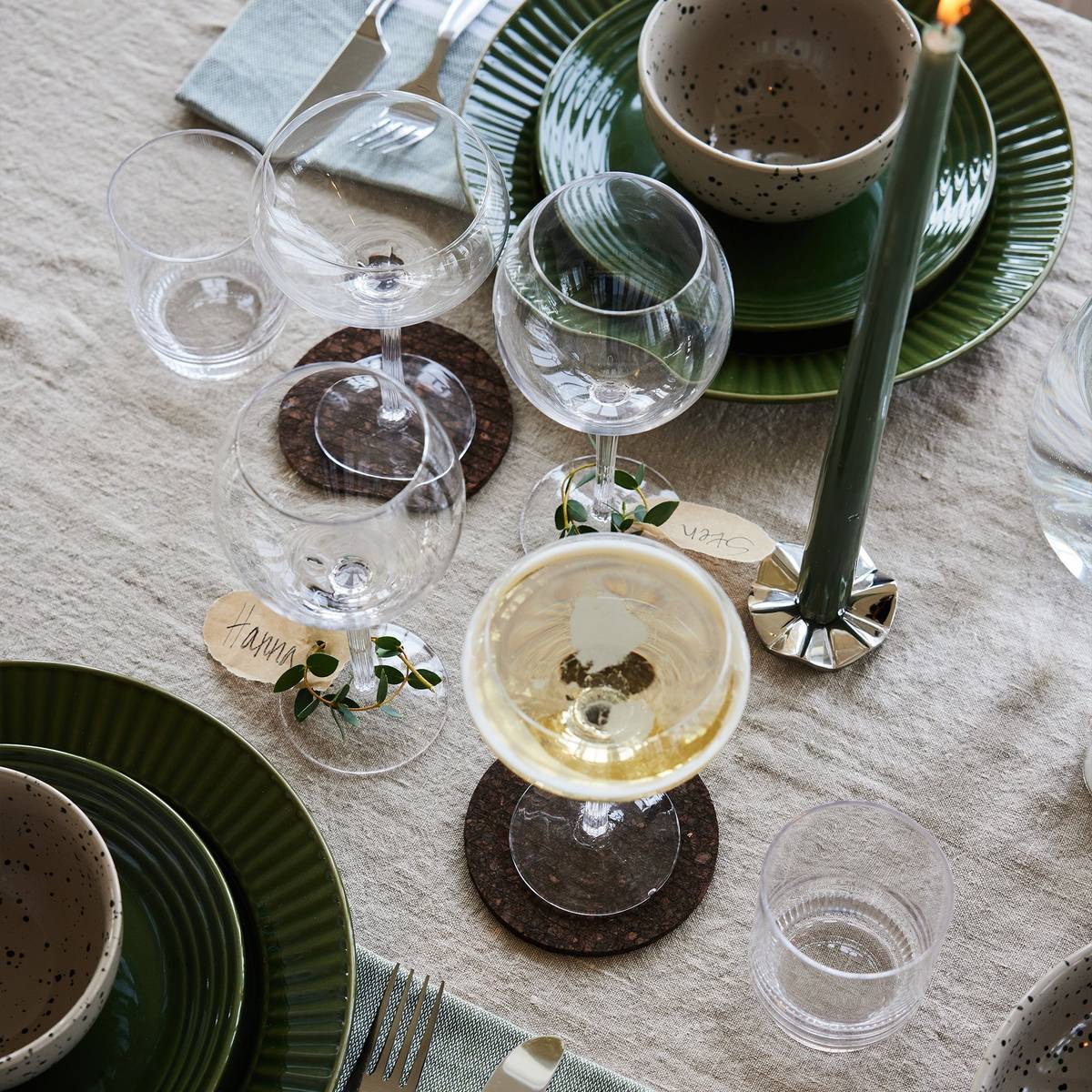 Saga låg tumblerglas 2-pack