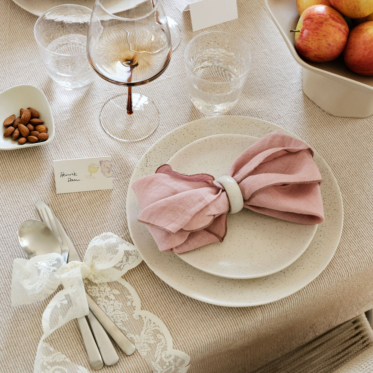 Nordic Vanilla tallerken 26 cm