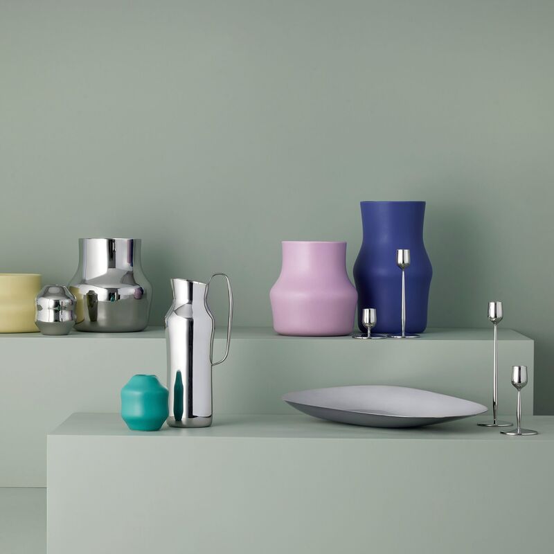 Dorotea lysestake 7x5,5 cm, blank stål