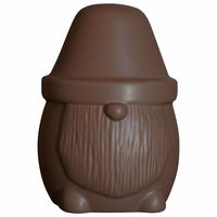 Mister Santa juldekoration, 14 cm, maroon