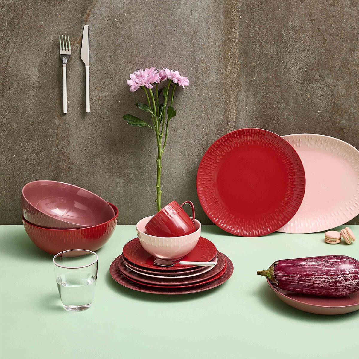 Life In Colour Art vandglas 29 cl, candyfloss