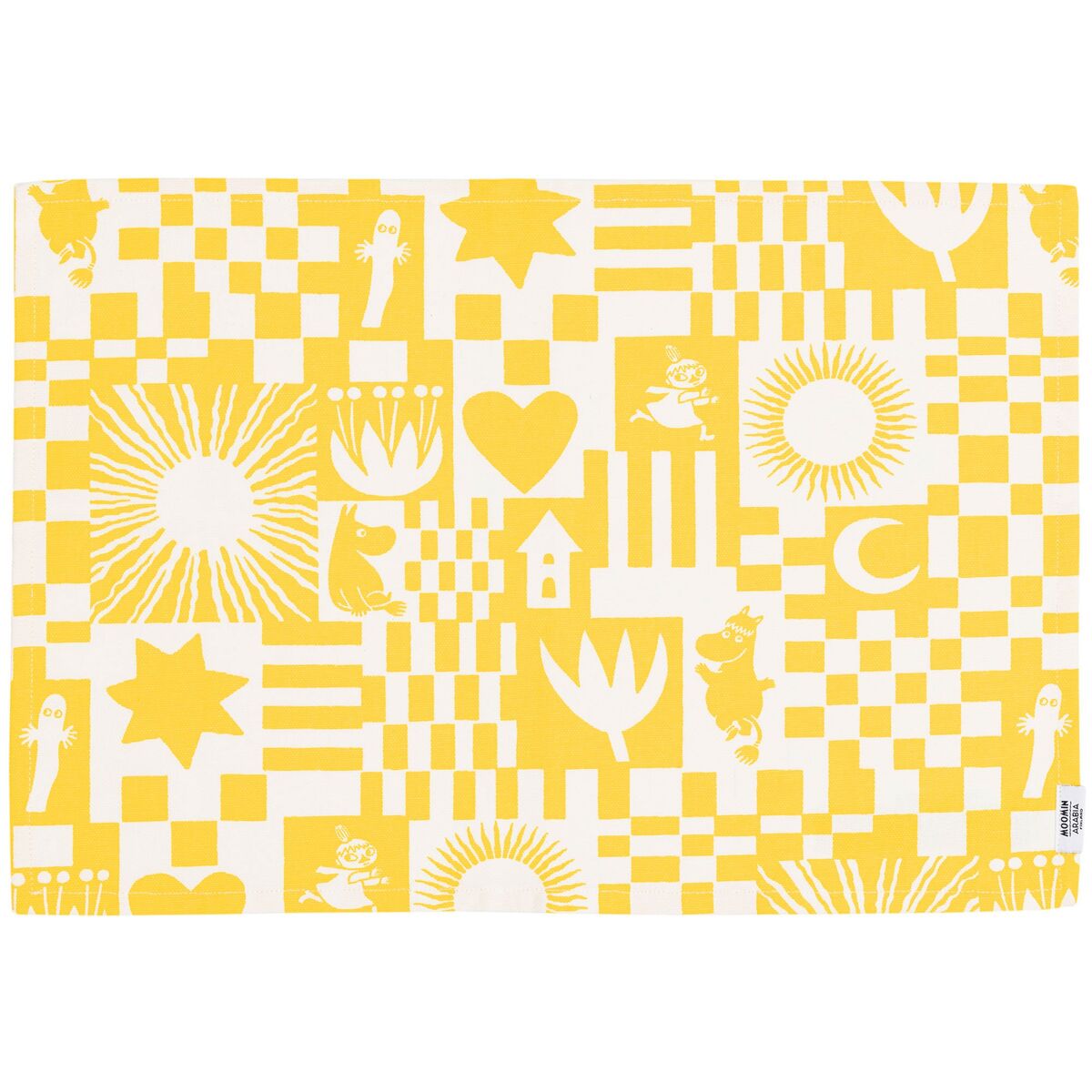 Arabia Muumi Juhlat Pöytätabletti, keltainen