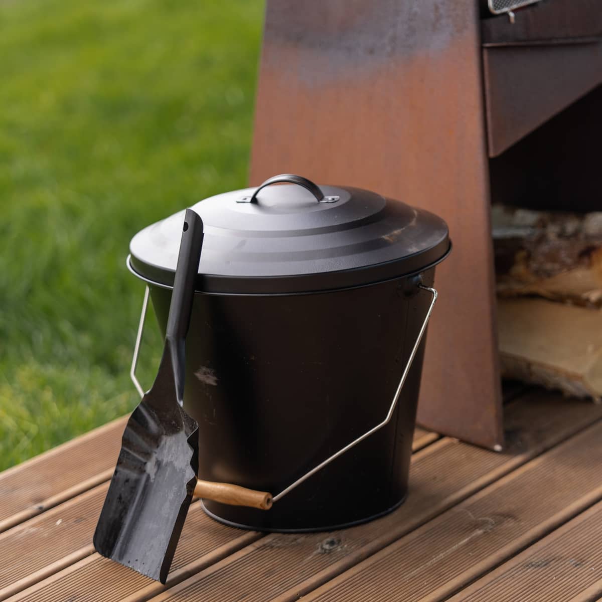 Askhink 15 liter, svart