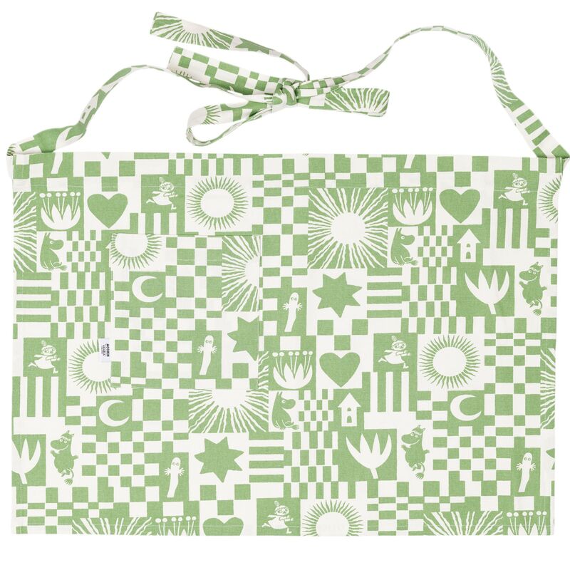 Arabia Mumin Fest förkläde, grön