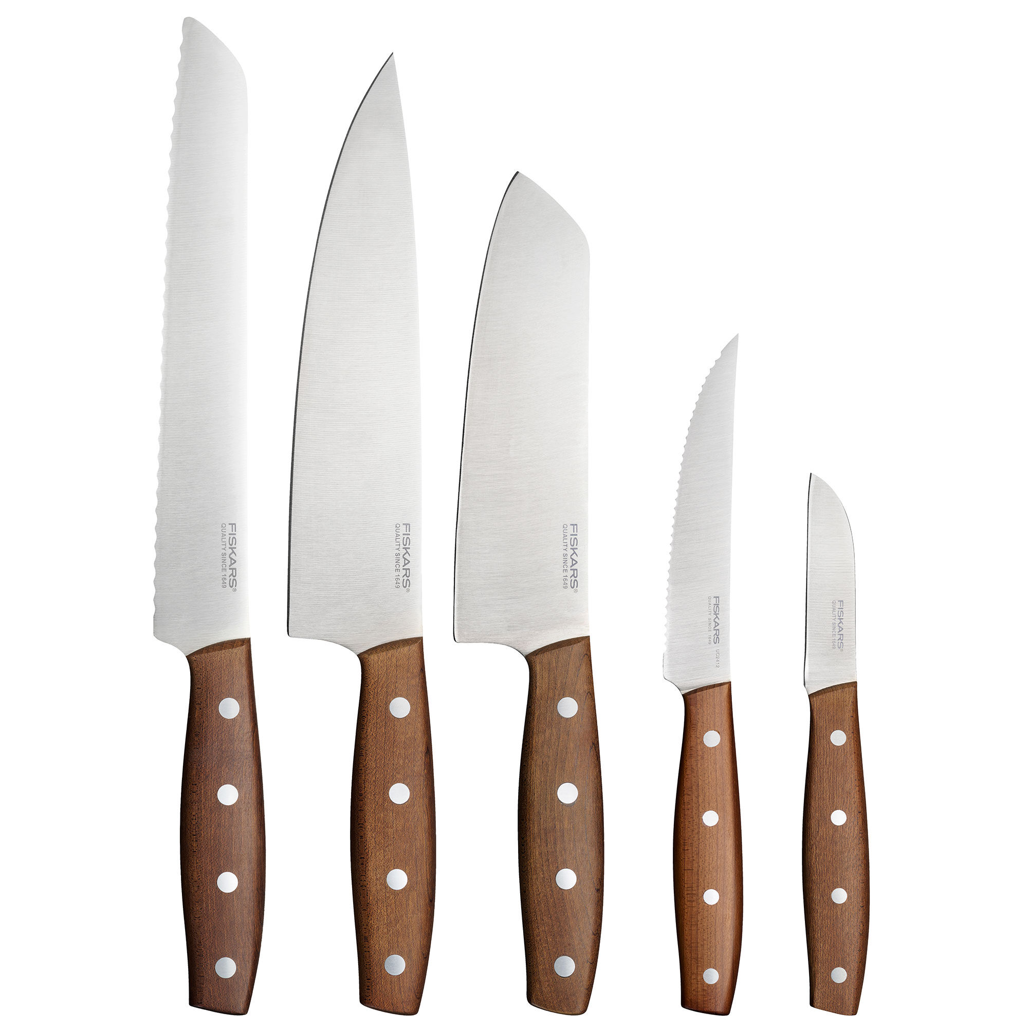 Folken knivset 5 delar, trä