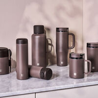 Thermo Plus termosflaska 500 ml, chokladgrå