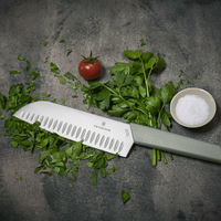 Swiss Modern santokukniv 17 cm, oliv