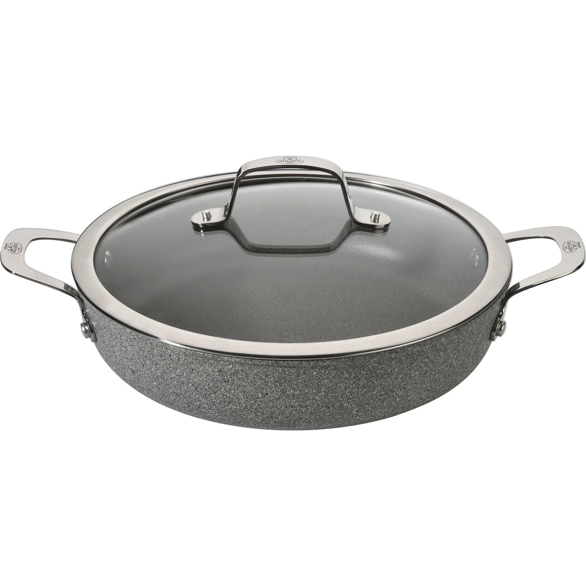 Ballarini - Salina Ti-X Granit traktørpanne m/lokk 28 cm