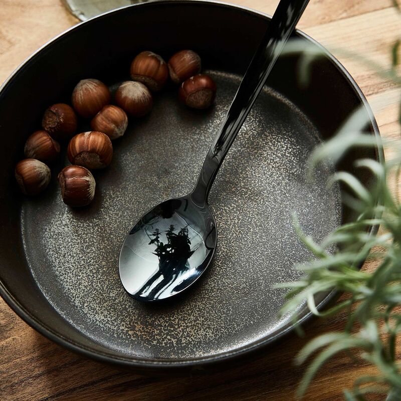 Syvä RAW-lautanen, kivitavaraa, metallinruskea 