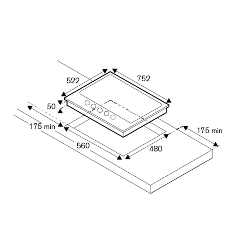 Professional P755CPROGNE gaskogeplade 75 cm, sort