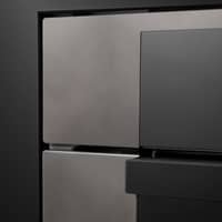 Modern F6011MODELZ varmluftsugn 60 cm, zink