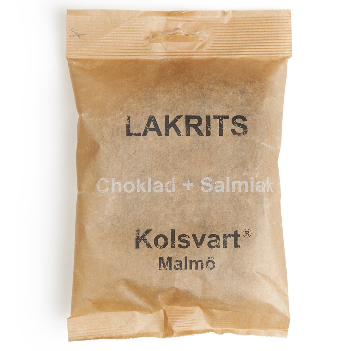 Chokolade + Salmiak-saltlakrids, 120 g