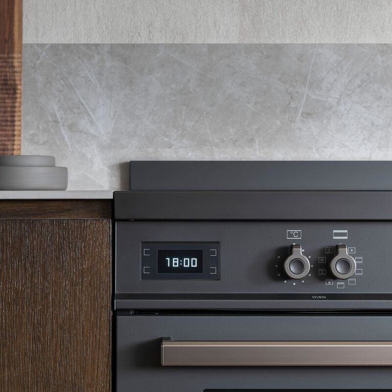 PRO105I2ECAT Professional induktionskomfur med dobbeltovn, 100 cm, sort