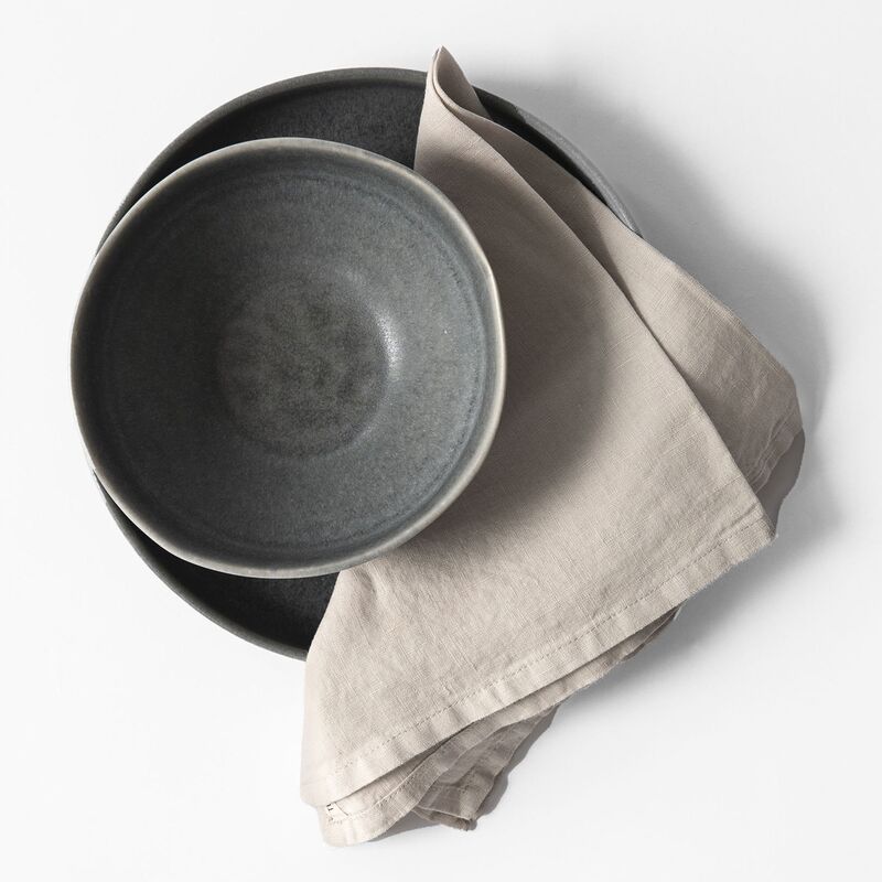 Serviet 45 x 45 cm, warm grey