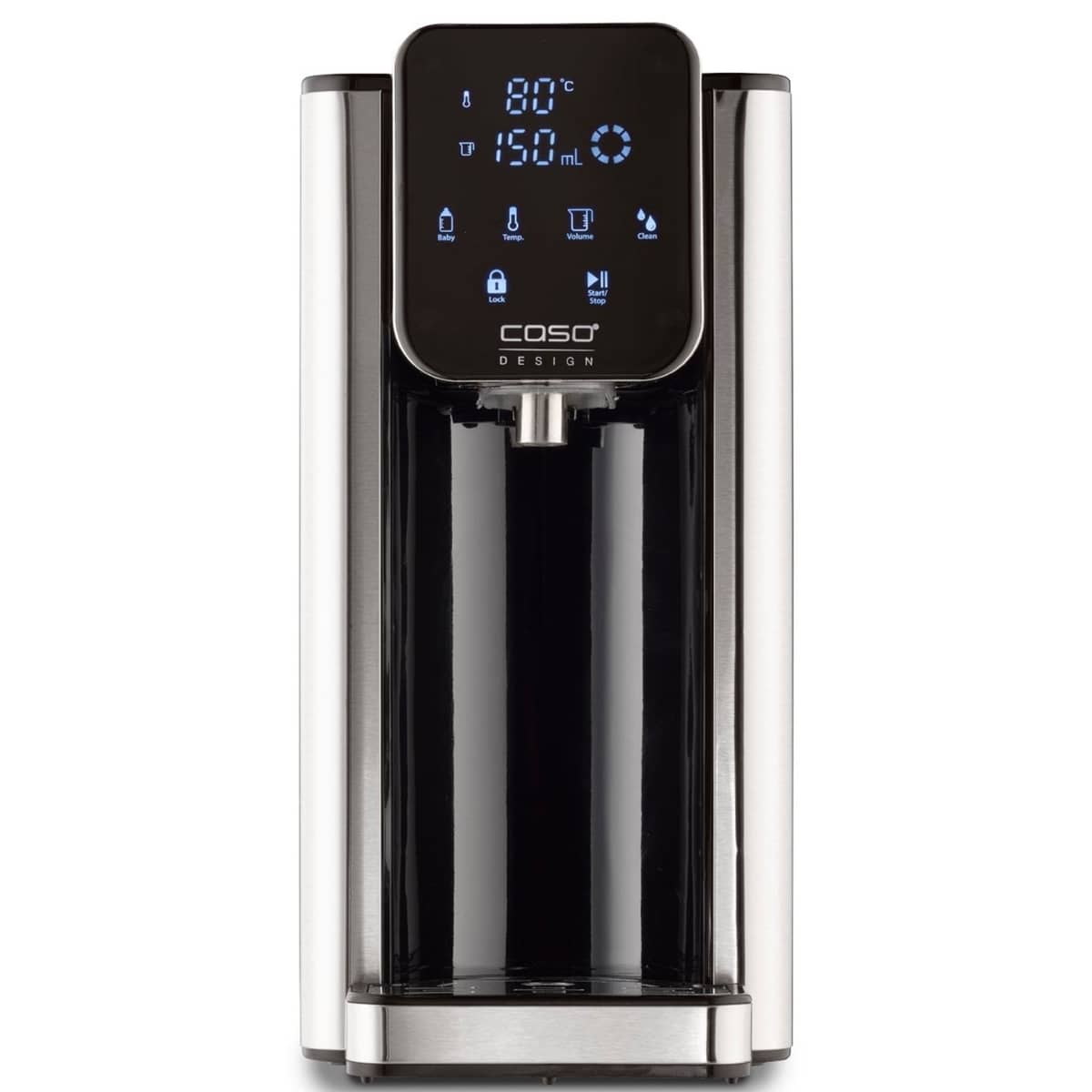 HW660 varmtvandsdispenser 2,7 liter, stål/sort