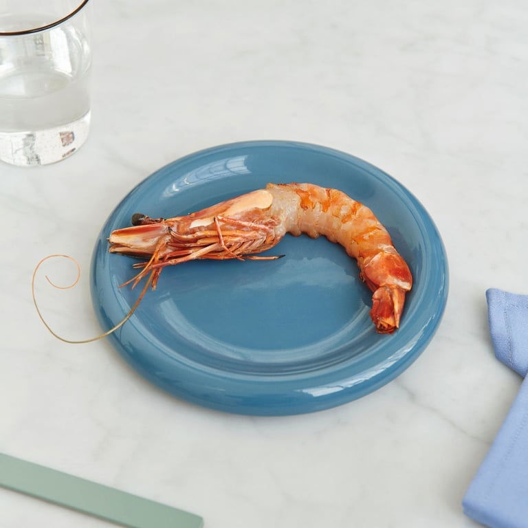 Barro tallrik 24 cm 2-pack, mörkblå