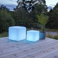 Utendørsdekor Twilights Kube 29 cm