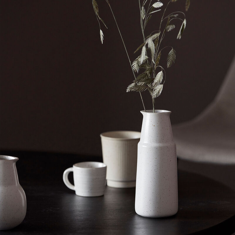 Pion pullo, iso, harmaa/valkoinen