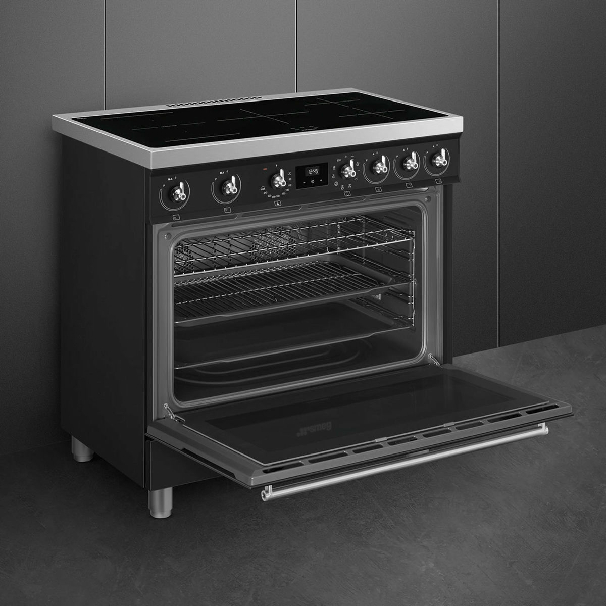 C9IMMB2 Induksjonskomfyr Classic 90 cm, svart