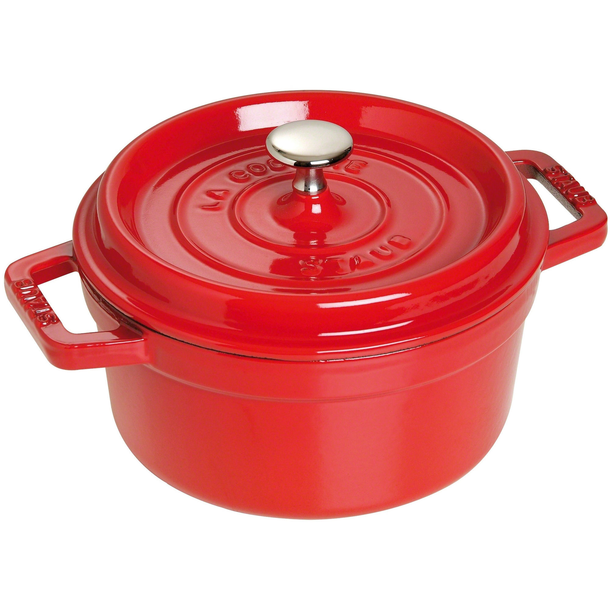 Rund Gryde 22 cm 2,6 liter Rød