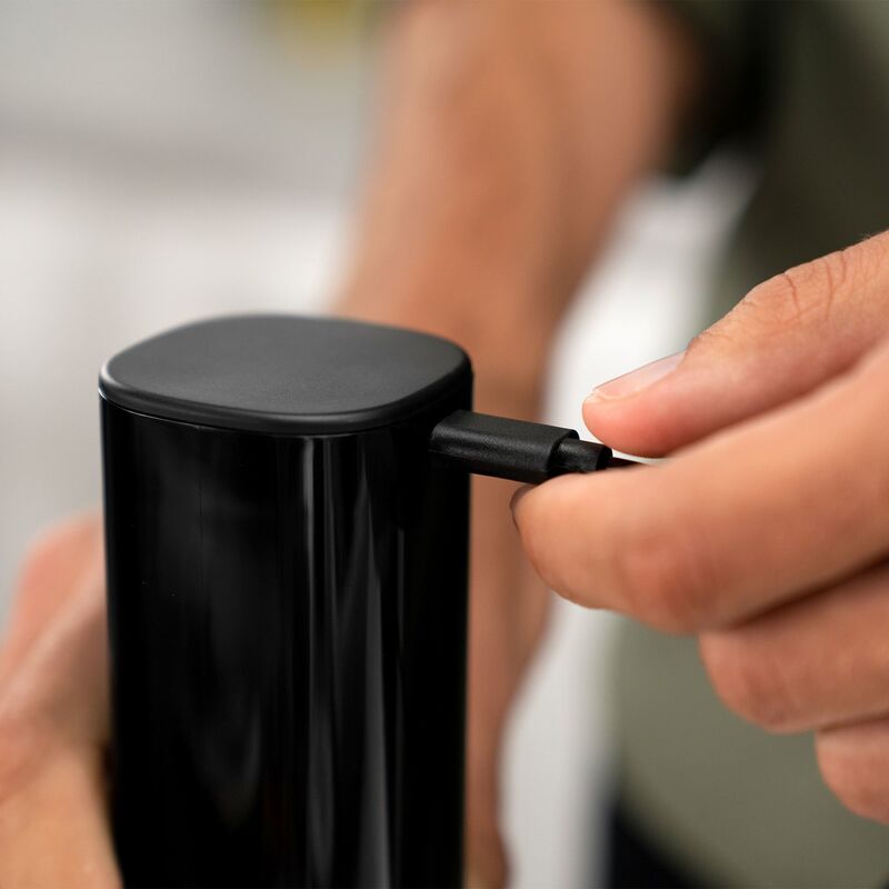 elektriskt kryddkvarnsset 21 cm, svart/vit