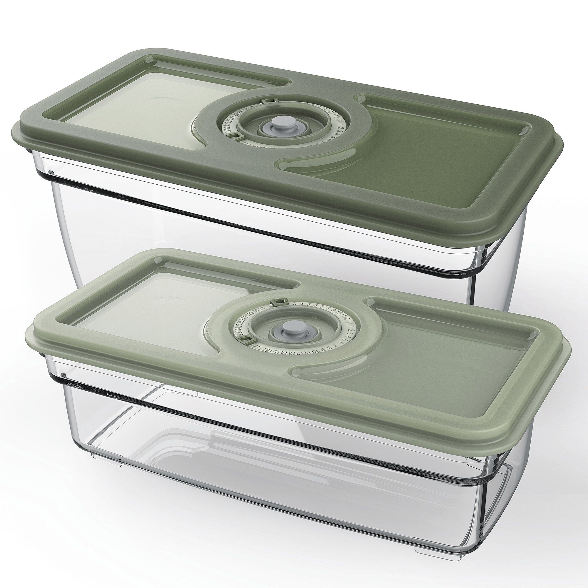 Vakuumförvaringslådor 2 st.