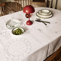 La Tavola dug 140x240 cm, off white
