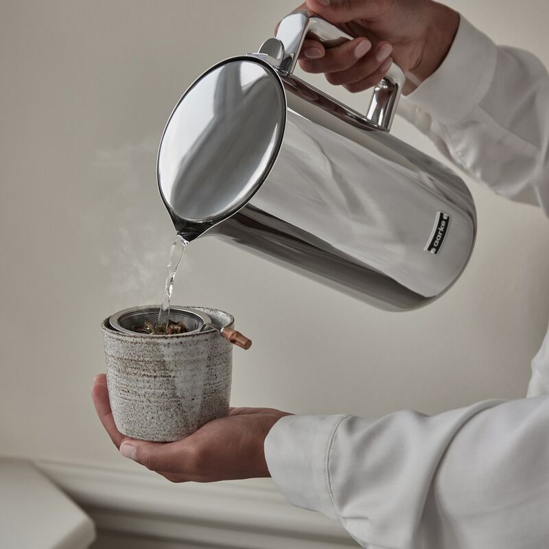 Elkedel 1,2 liter, poleret stål