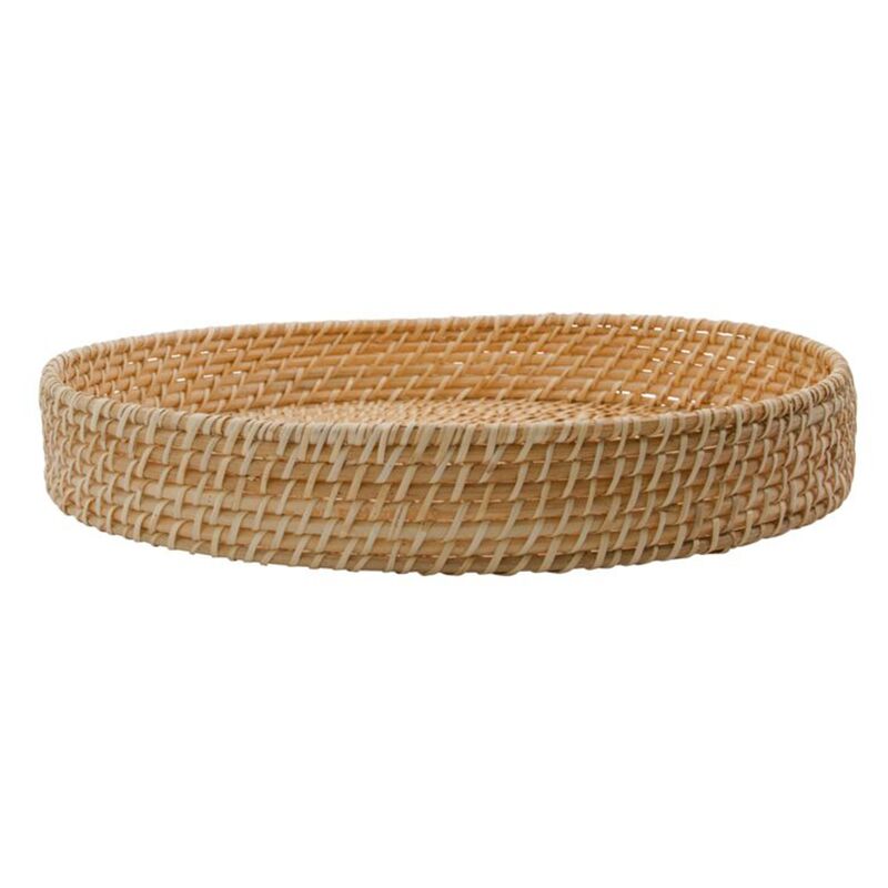 Taan pyöreä tarjotin 40 cm, luonnonväri