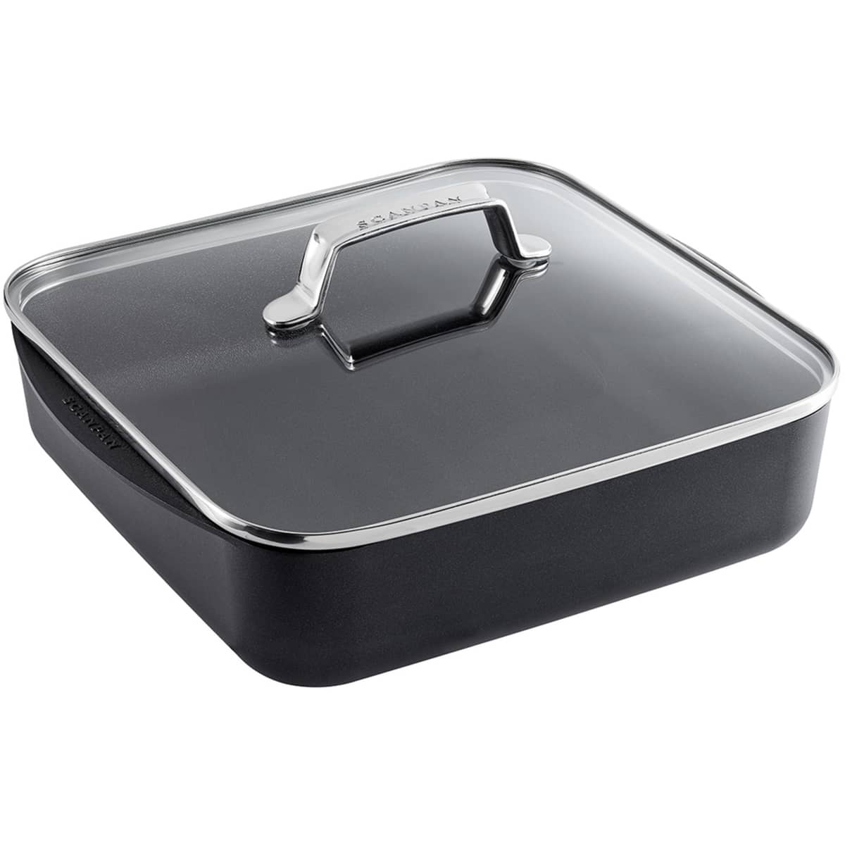 TechnIQ Glasslokk, Firkantet 28 cm