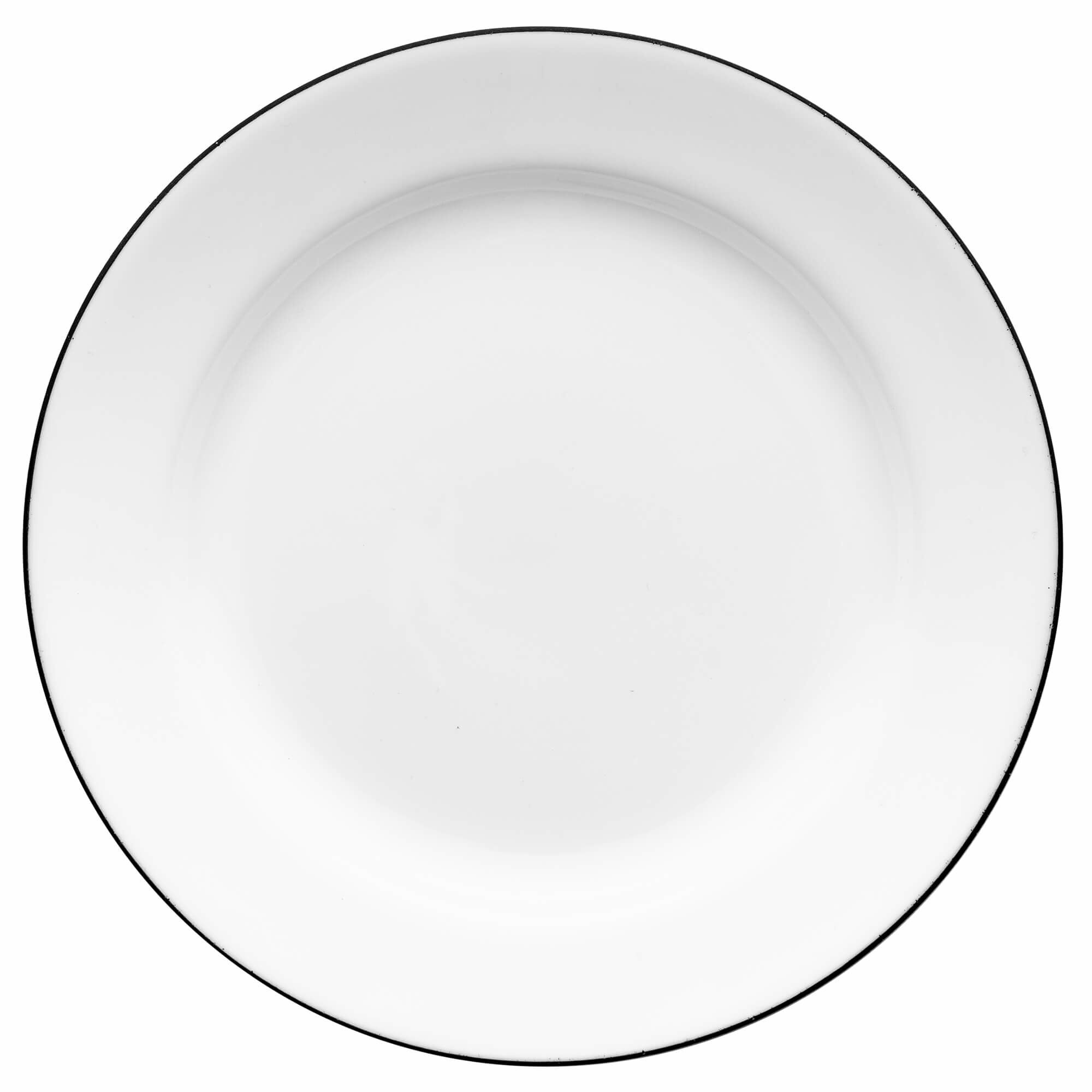 Natur Snövit tallrik, 18 cm