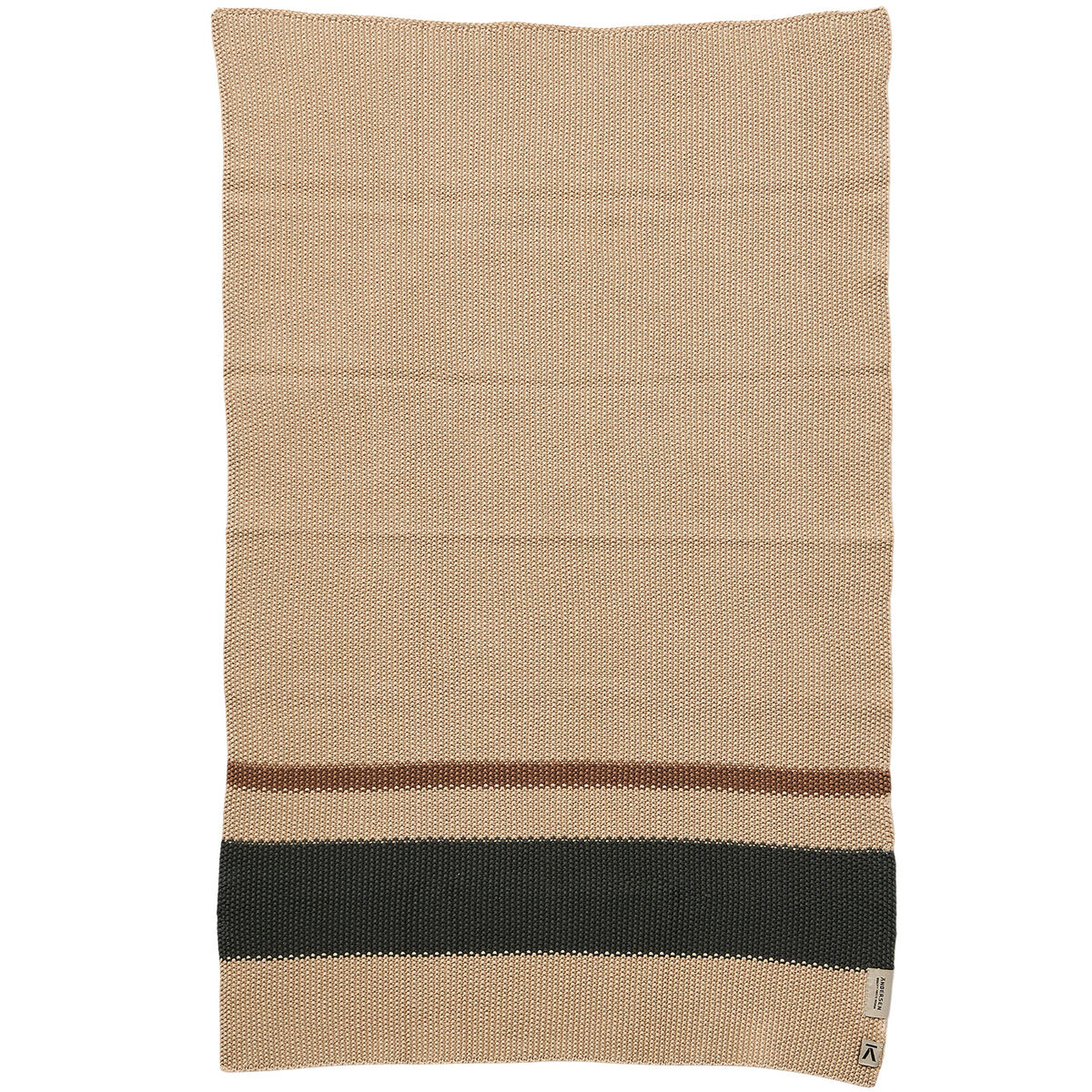 Køkkenhåndklæde 50 x 80 cm, grøn/brun