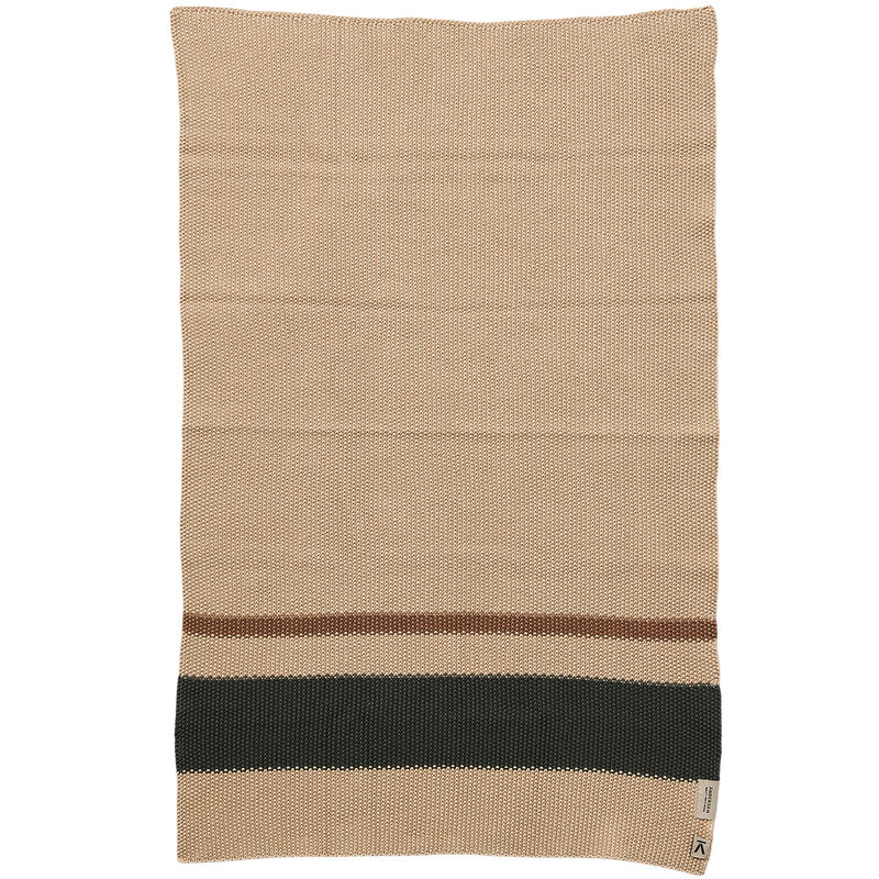 Kjøkkenhåndkle 50 × 80 cm, grønn/brun