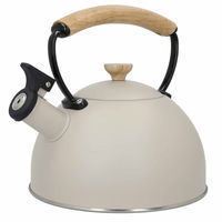 Tekanna med vissla 1,6 liter, crème