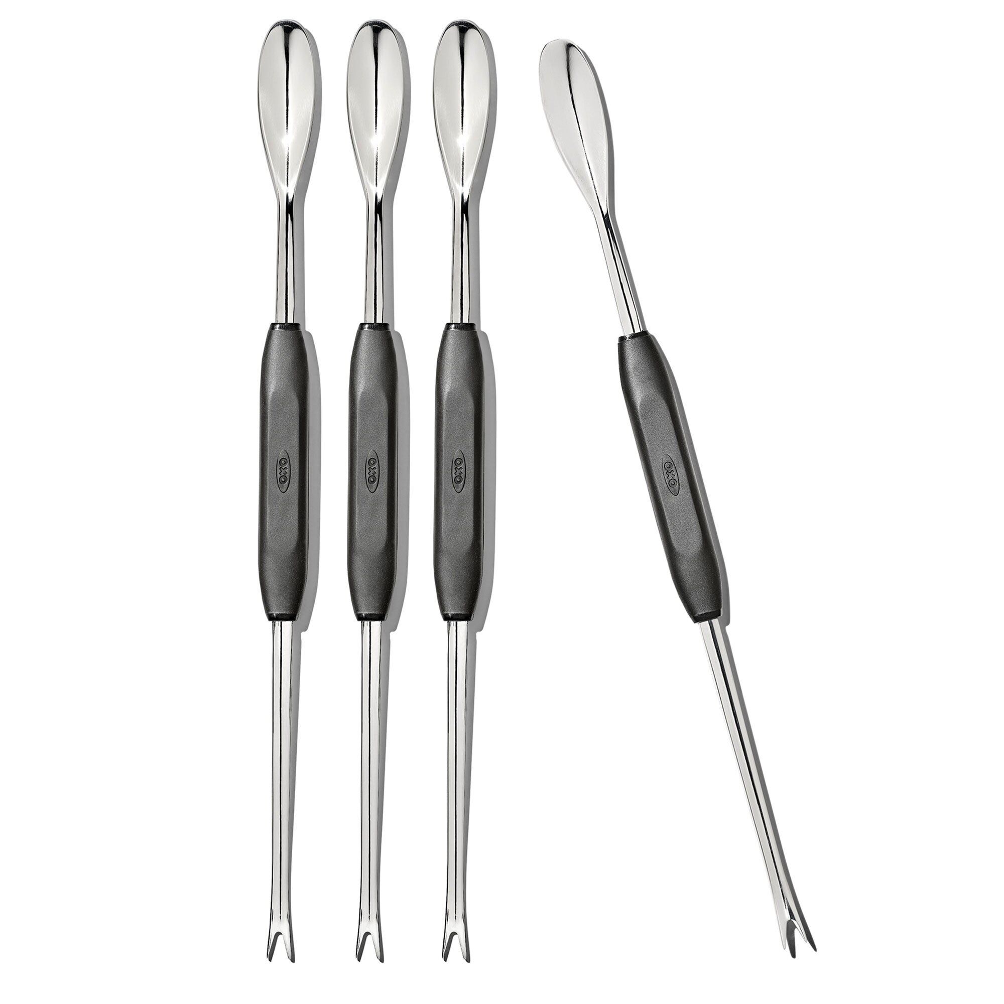 Oxo - Skalldyrgafler 4 stk svart