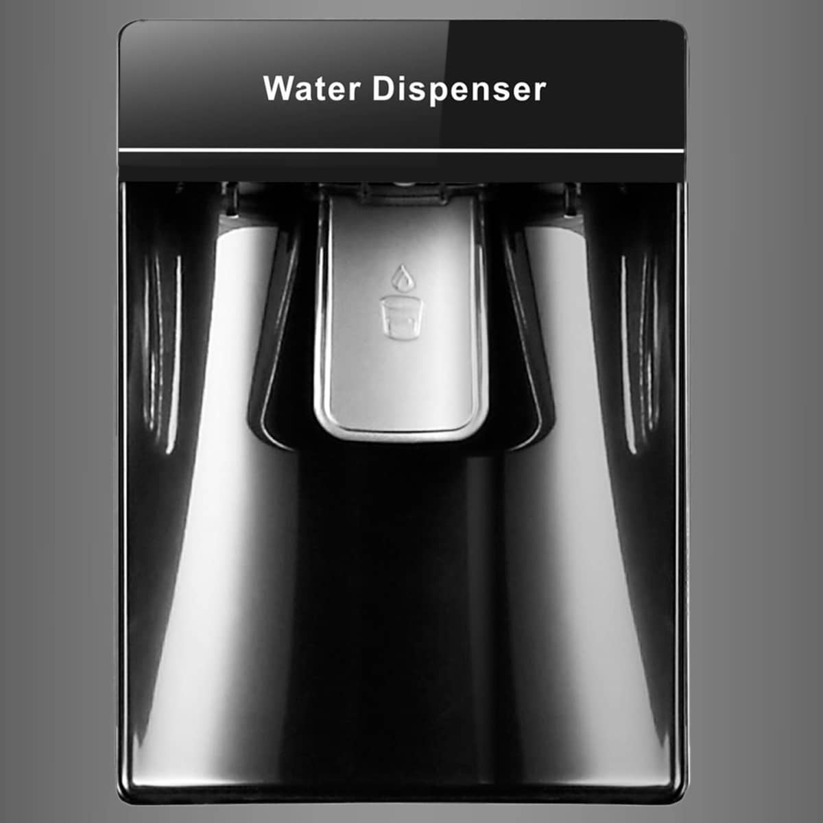 EVUD4049 kjøleskap/fryser med vanndispenser 198 + 71 liter, svart