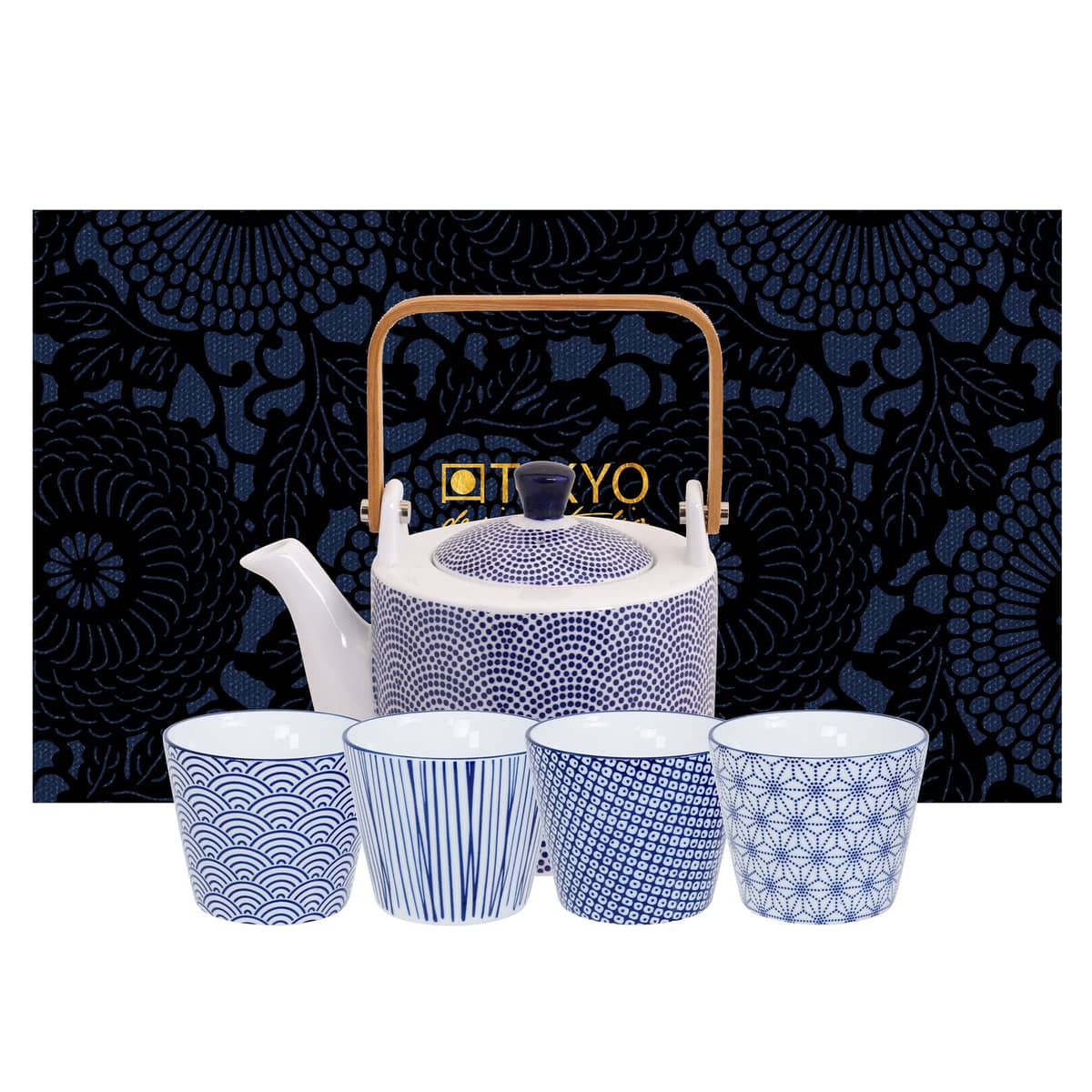 Nippon Blue set med tekanna och mugg