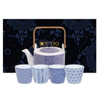 Nippon Blue setti teekannulla ja mukeilla