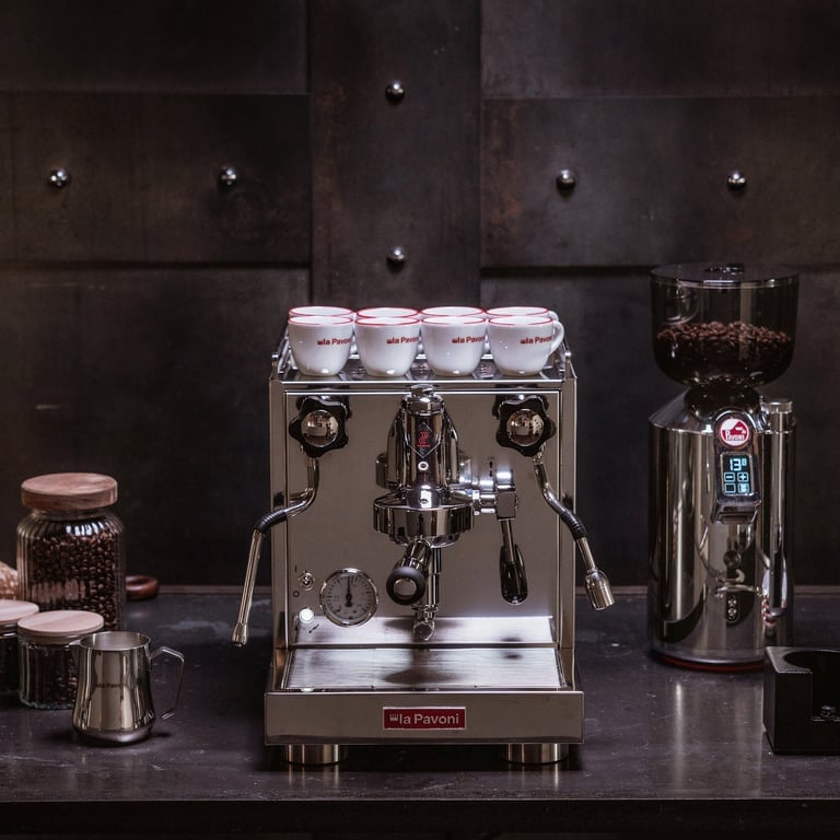 Cellini Classic Espressomaskine poleret stål