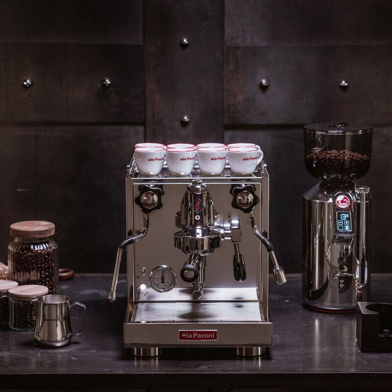 Cellini Classic Espressomaskin, polert stål