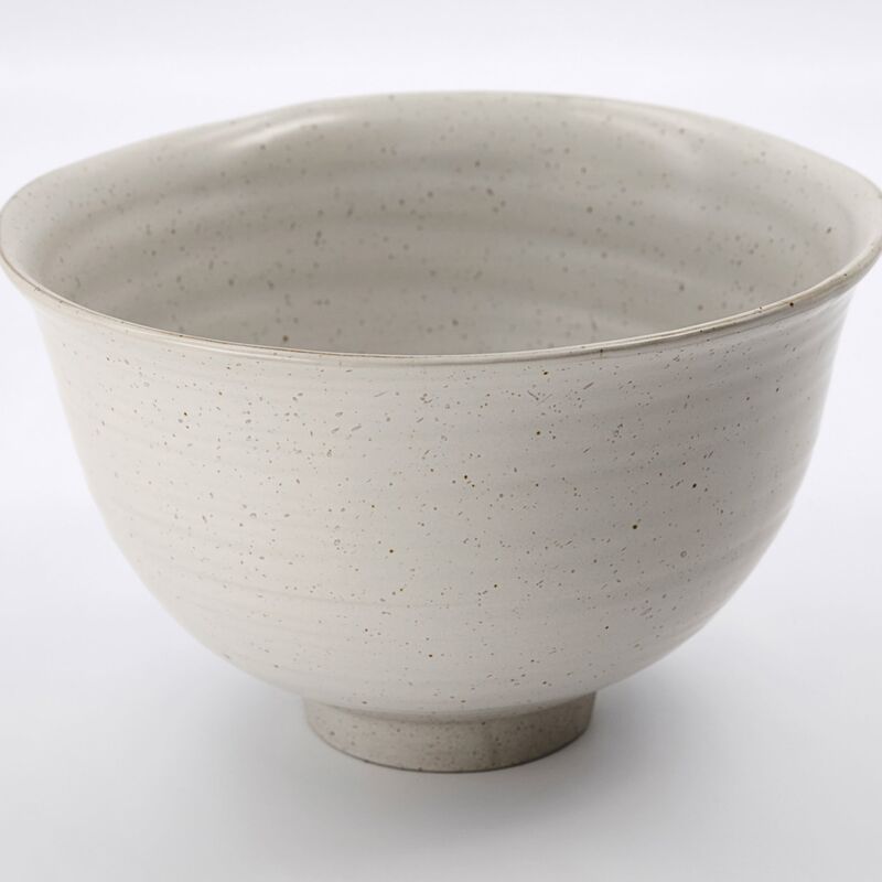 Pion iso kulho, harmaa/valkoinen