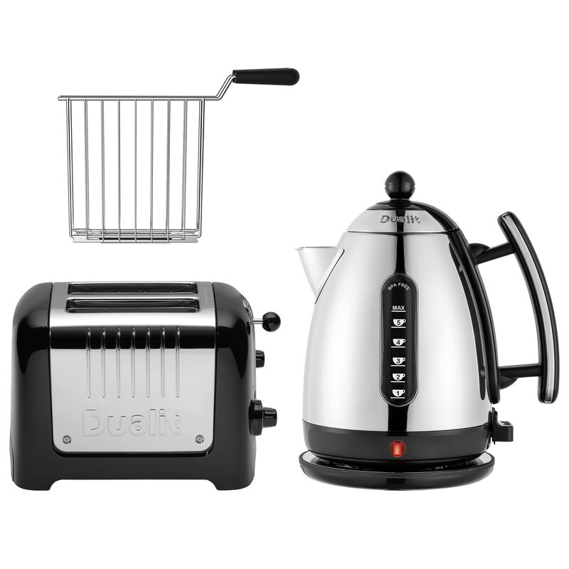 Vattenkokare & brödrost 2 skivor + galler