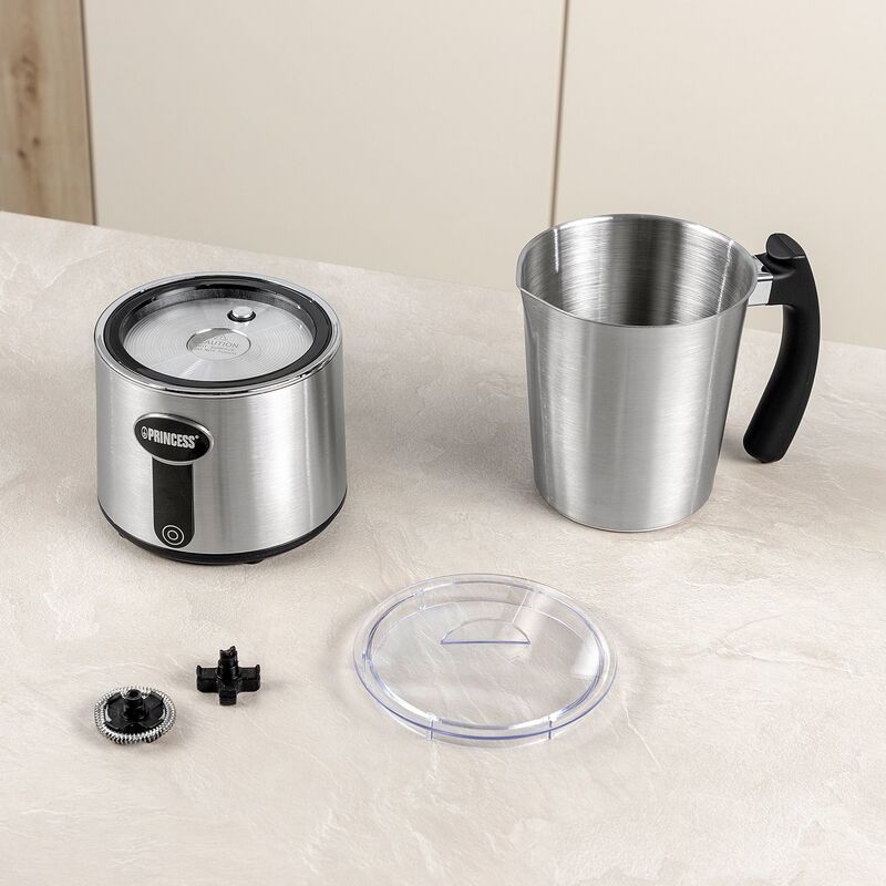 Induction melkeskummer 650 watt, sølv