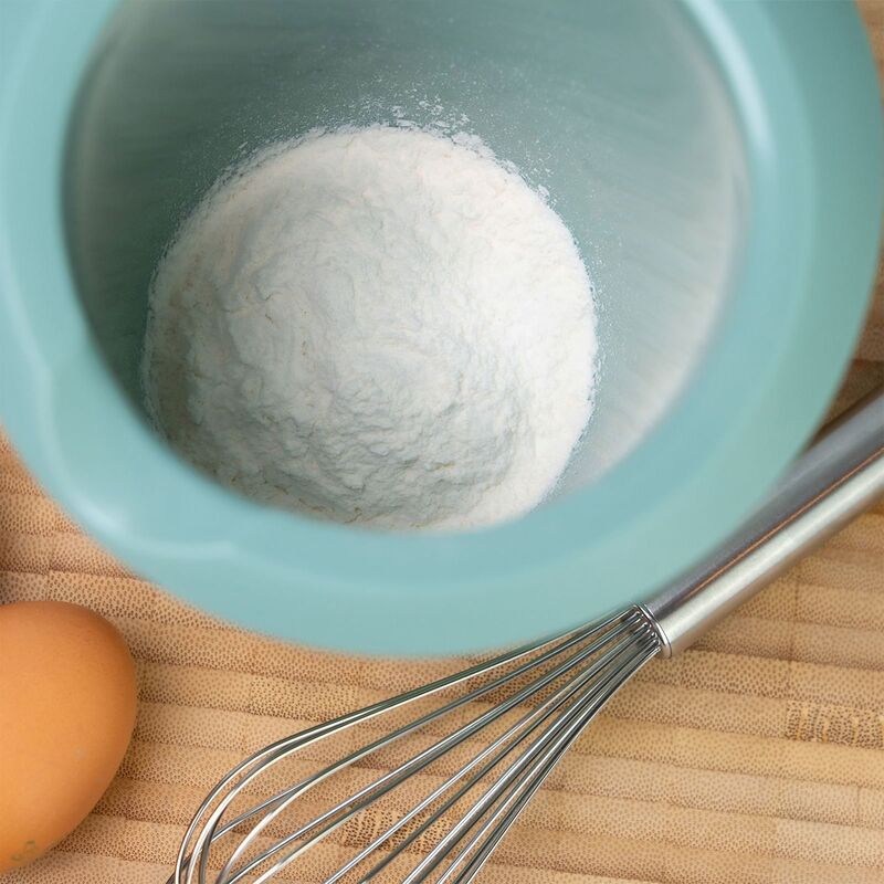 Blandskål 1 liter, mint/vit